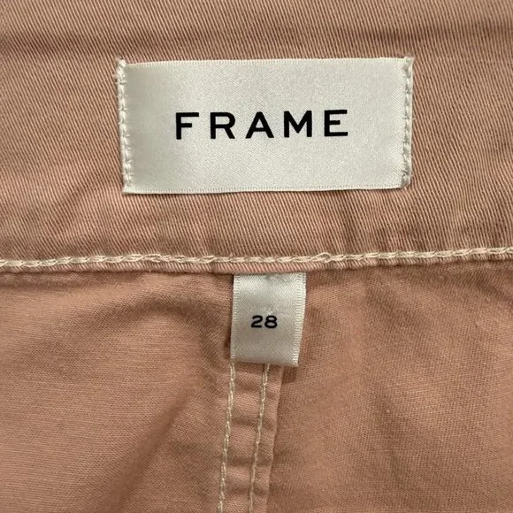 FRAME 70's cotton-blend twill straight-leg pants - Picture 5 of 8